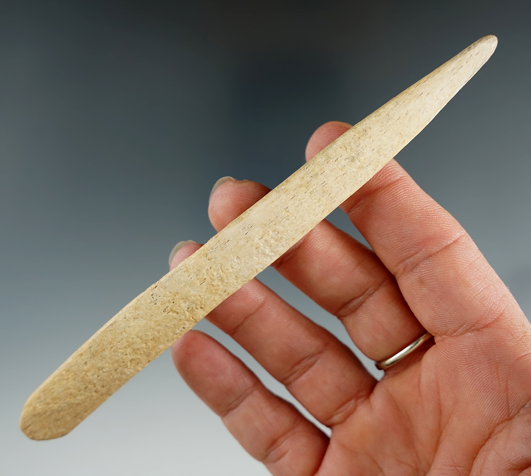 5 9/16" bone Awl found in Eastern South Dakota.