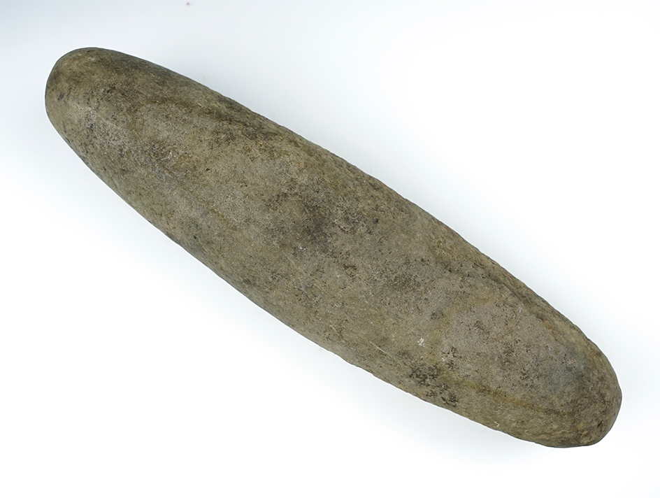 11 1/4" Roller Pestle found in Ohio.