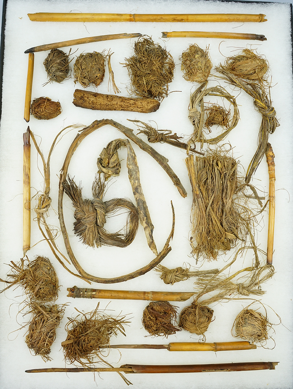 Nice 12" x 18" display of perishable artifacts collected on private property in Arizona.