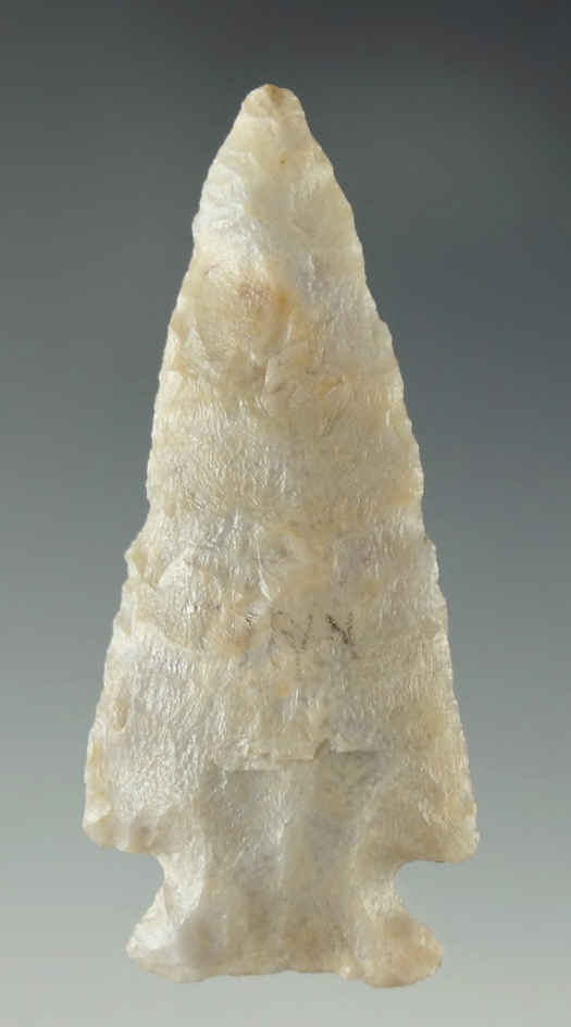 2 1/16" Turin point found in Henry Co., Illinois. From the personal collection of Gregory Perino.