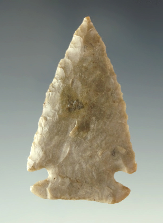 1 13/16" Lookingbill - Idaho. Excellent flaking, Ex. Charlie Shewey collection. Davis COA. G-10.