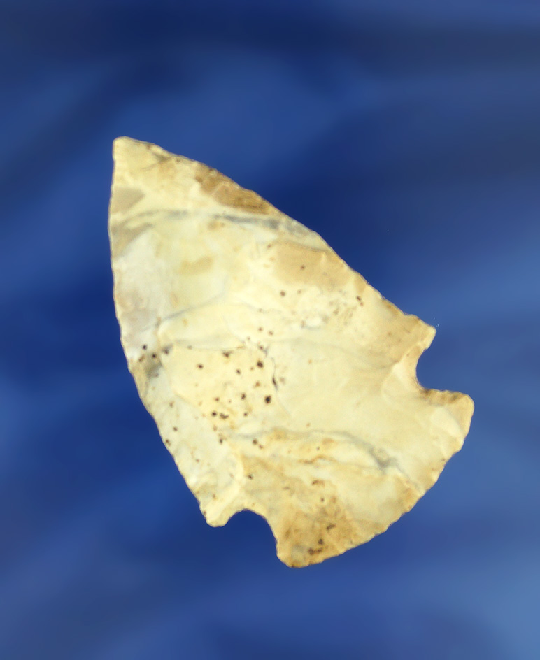 2 5/16" Hopewell made from Jefferson City chert found in Pettis Co.,  Missouri.