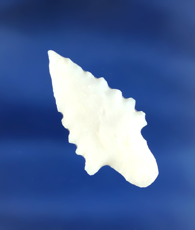 Well styled 1 9/16" Duran point found in New Mexico.