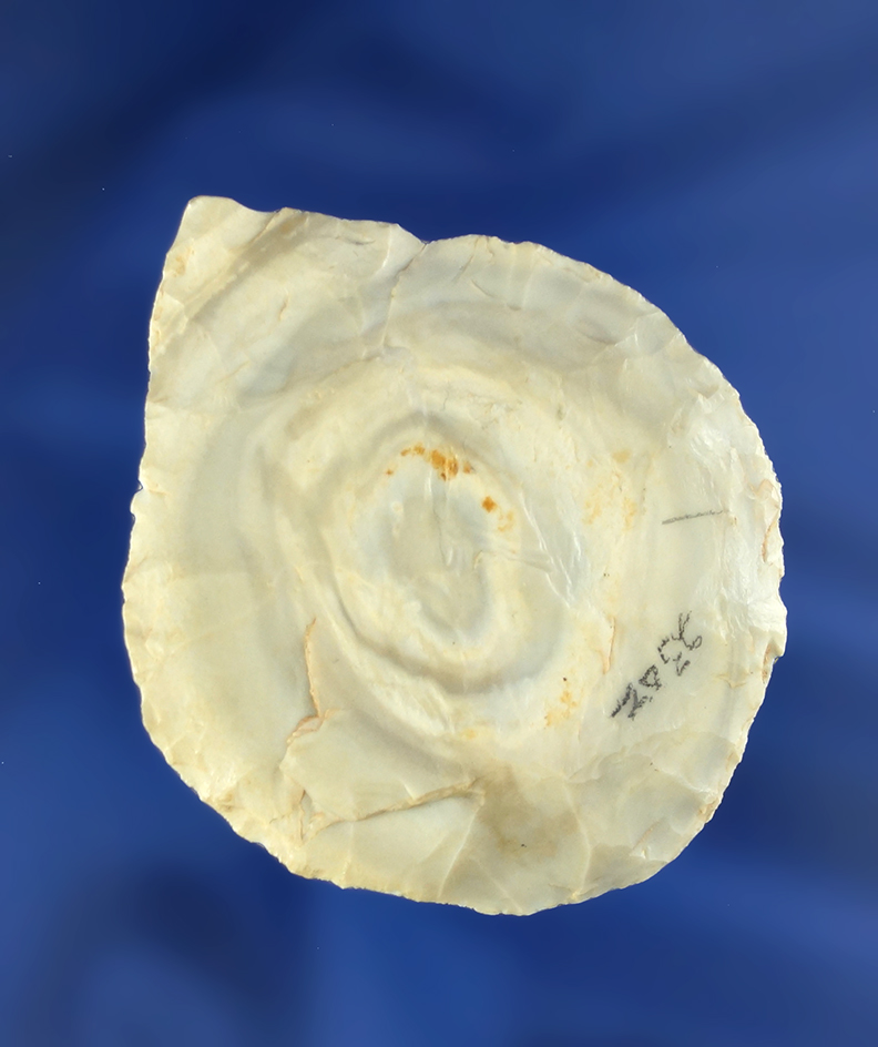 2 1/8" miniature Cache Blade found in Illinois with a nice bull's-eye on both sides.