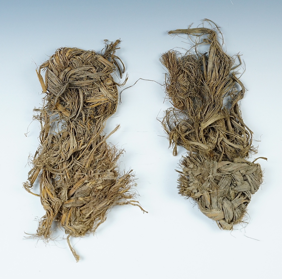 Ex. Museum! Rare! Multiple sections of Mats and Mocs found in the desert Southwest. 