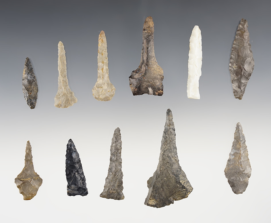 Set of 11 nice Ohio Drills in good condition. The largest is 2 1/2".