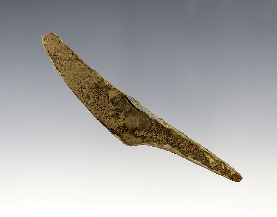 Nice 3 3/4" Copper Knife found around the Keweenaw Peninsula, Michigan.