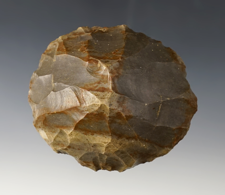 3 1/4" Hornstone artifact found at the Crib Mound, Spencer Co., Indiana.