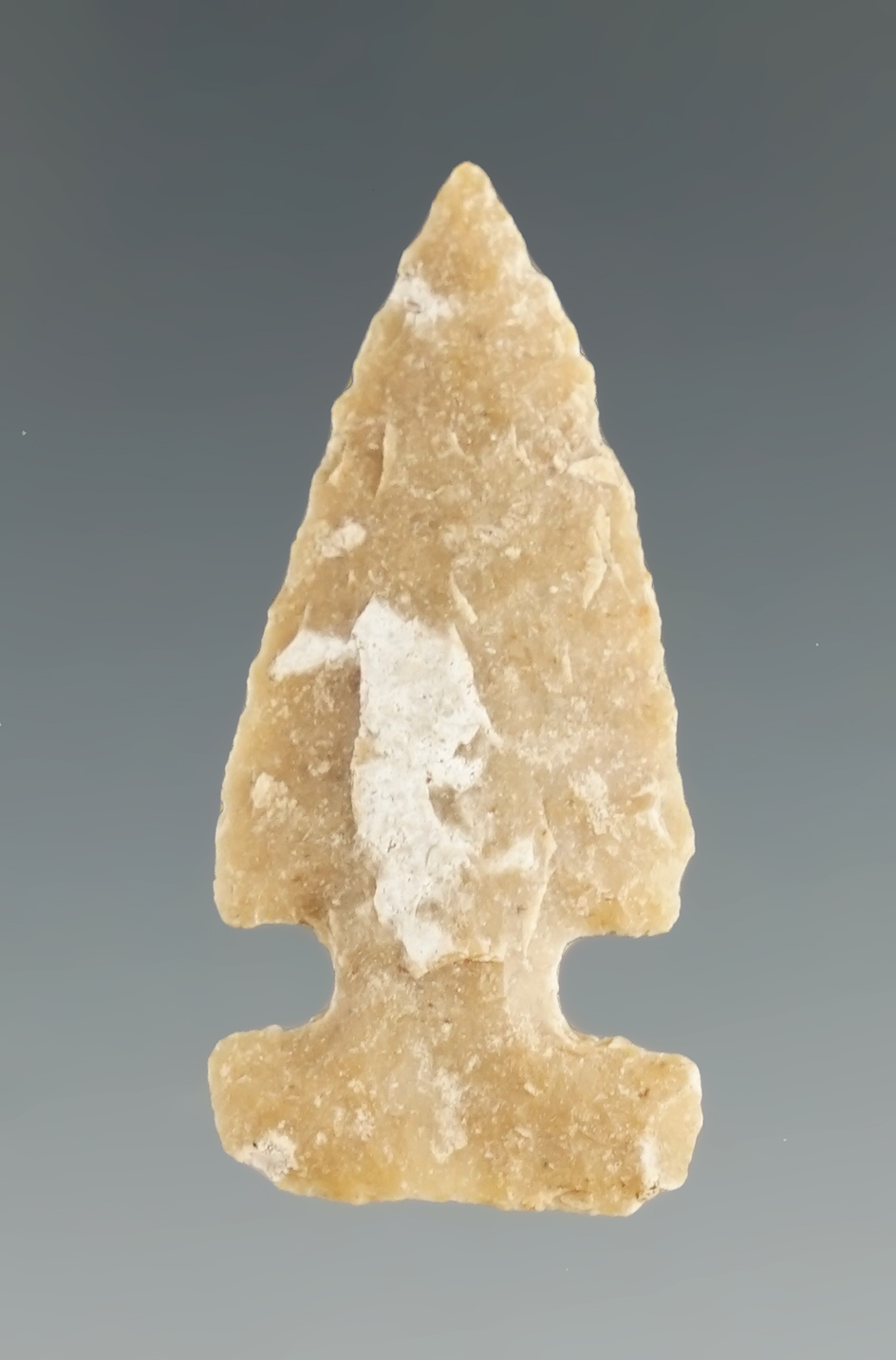 1 1/4" Paskapoo Sidenotch point found in Eastern South Dakota.