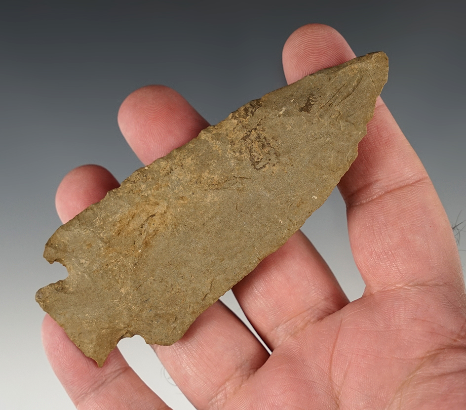 4 1/8" Cornernotch knife found in Maryland.