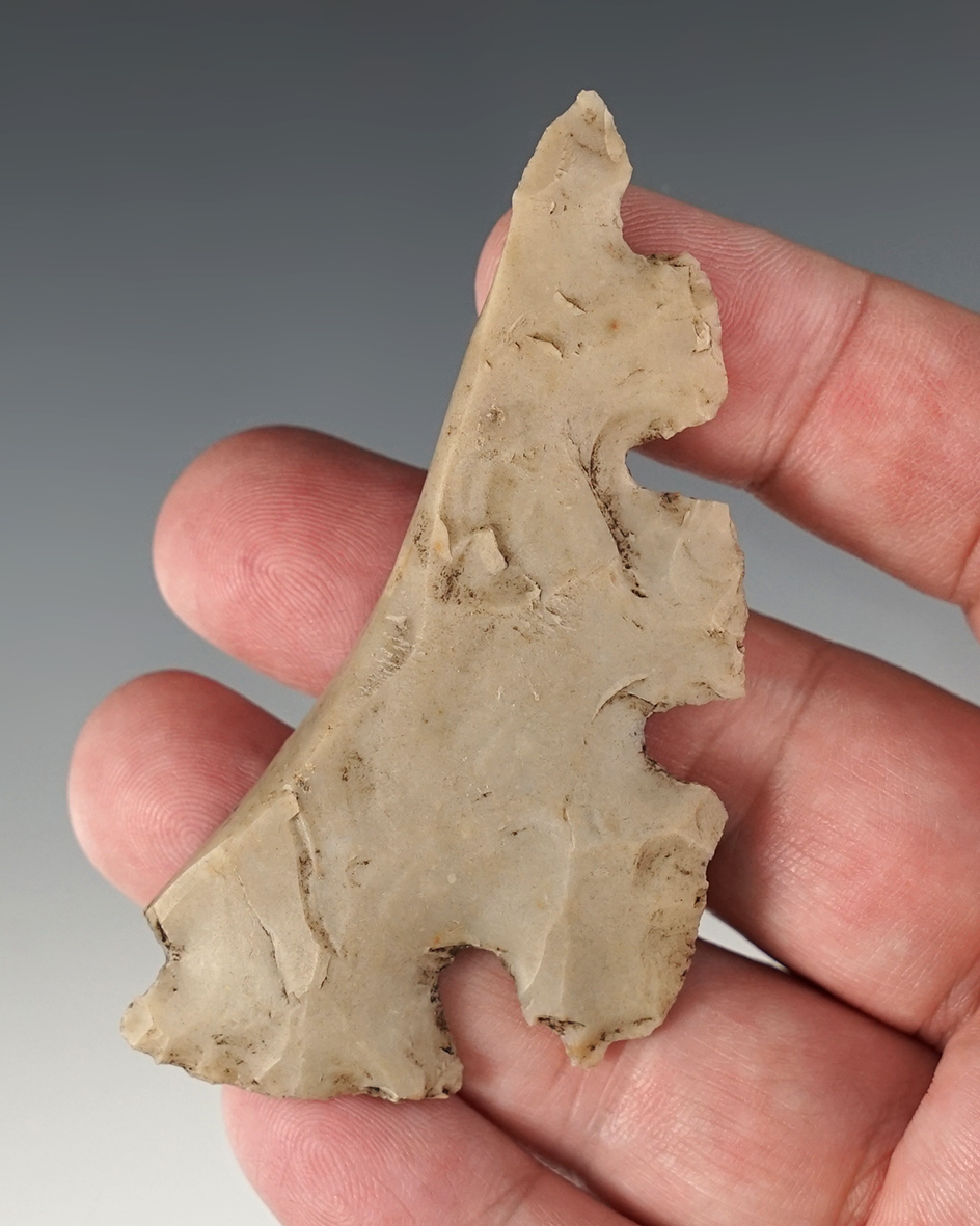 Very unique! 3 1/8" Eccentric found in Texas.