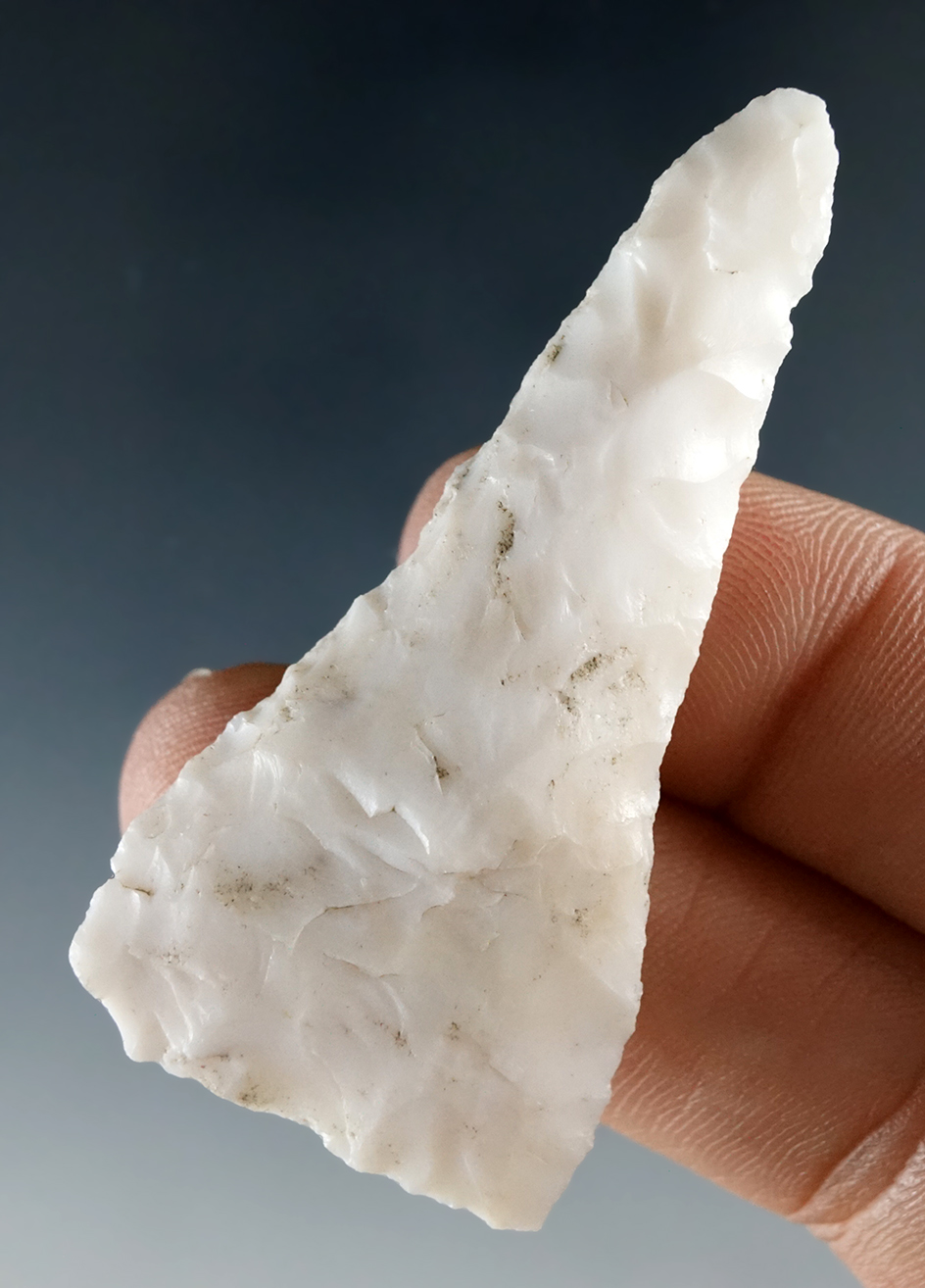 2 1/8" Drill made from Agate, found near the Columbia River.