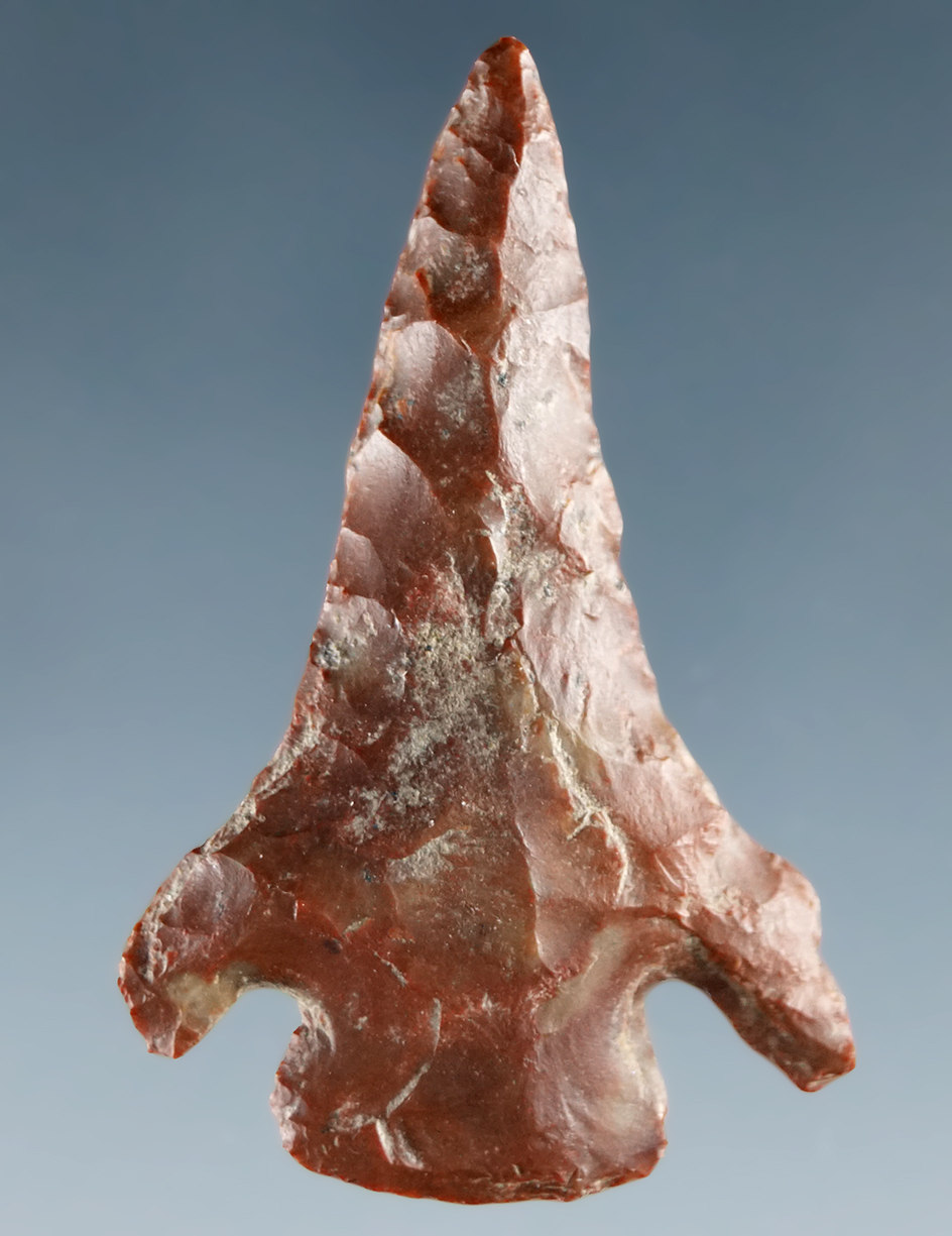 1 3/8" Hells Canyon Drill made from red Jasper, found near the Columbia River.