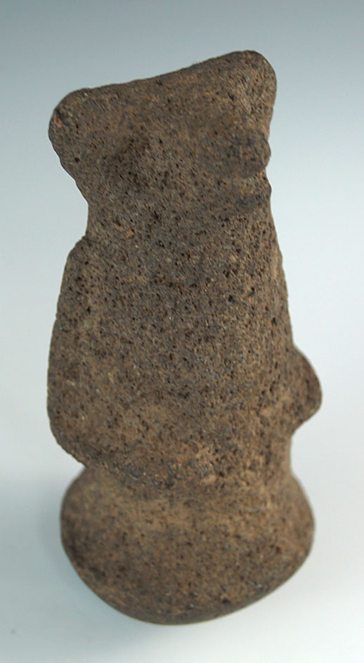 Rare and nice! 4 9/16" bat effigy medicine pestle made from volcanic stone. Found in Arizona.