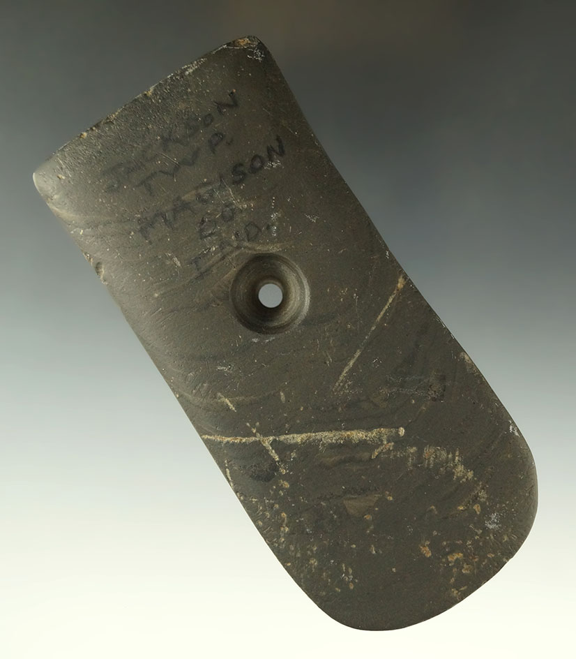 4 1/4" Keyhole Pendant Jackson Township, Madison County Indiana - very nicely patinated.