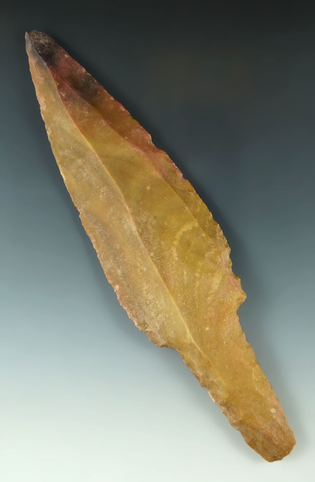 8 1/4" early Mayan Uniface Dagger found in Belize.