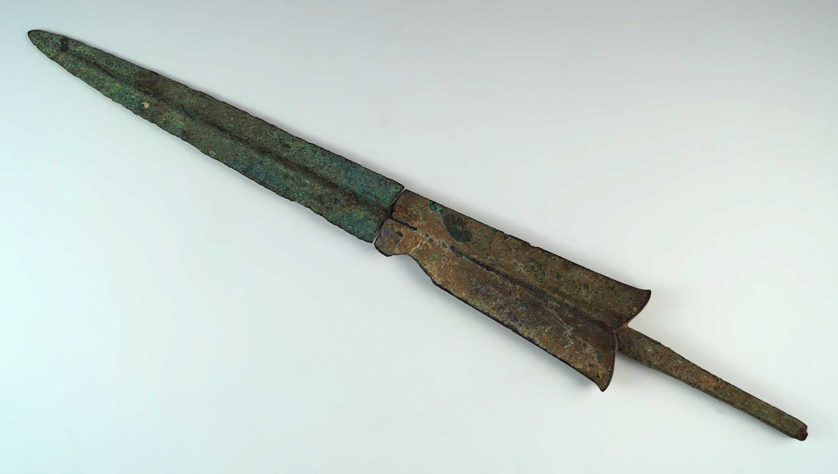 20" ancient Persian Luristan spear or sword - bronze circa 1300 BC-700 BC with a tanged base.