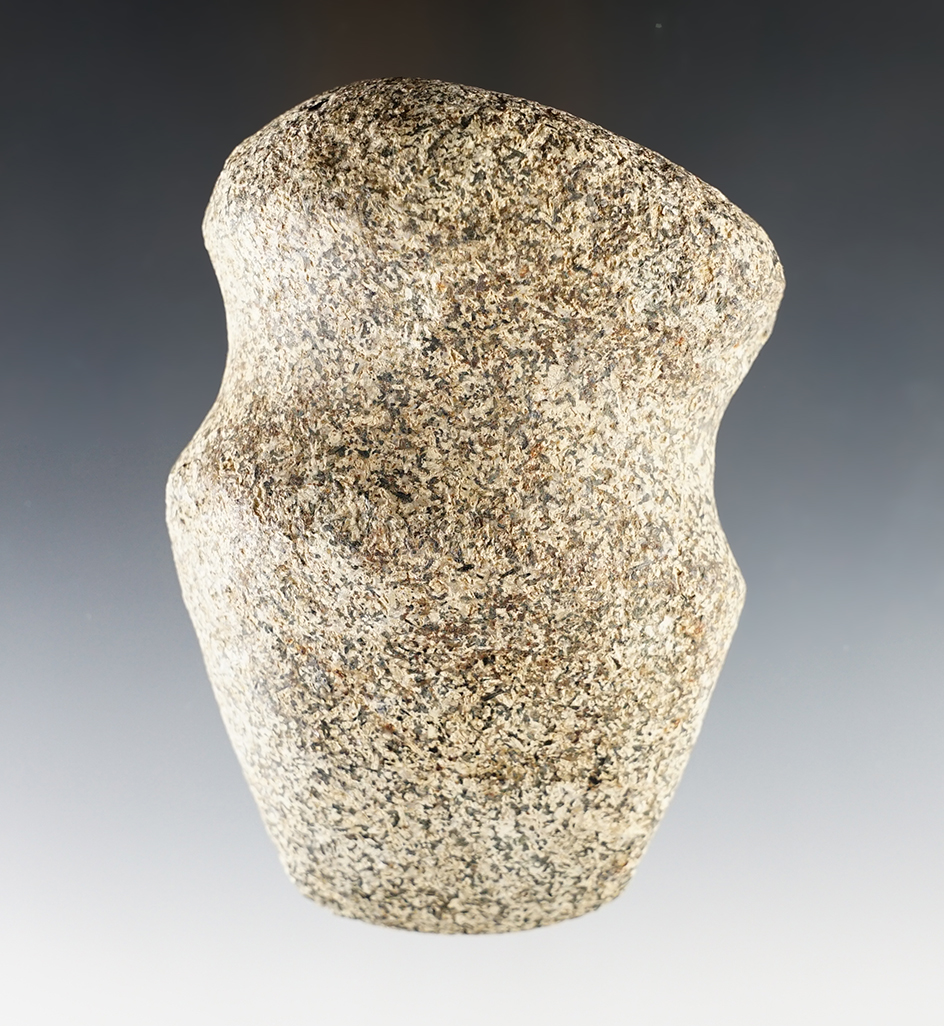 Nice 4" long Full Groove Axe found on the Wilkens Farm in Allen Co., Ohio by Dale Wilkens.