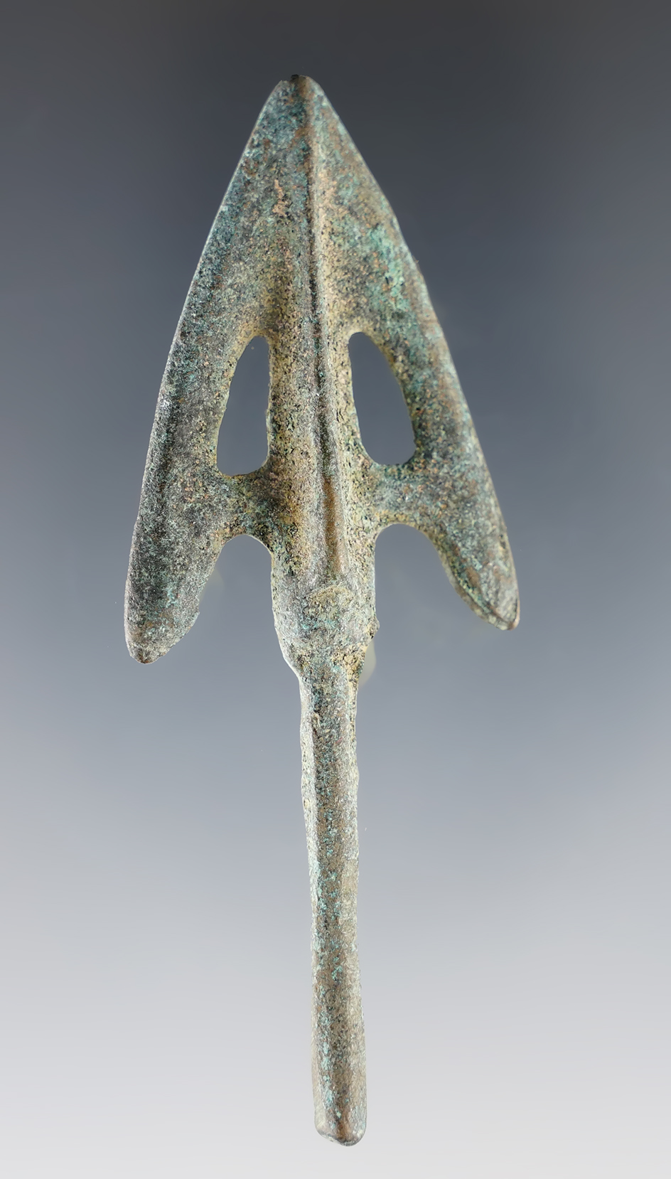 Circa 475-260 B.C. Warring States Period 3 1/4" Crossbow Arrow Point.