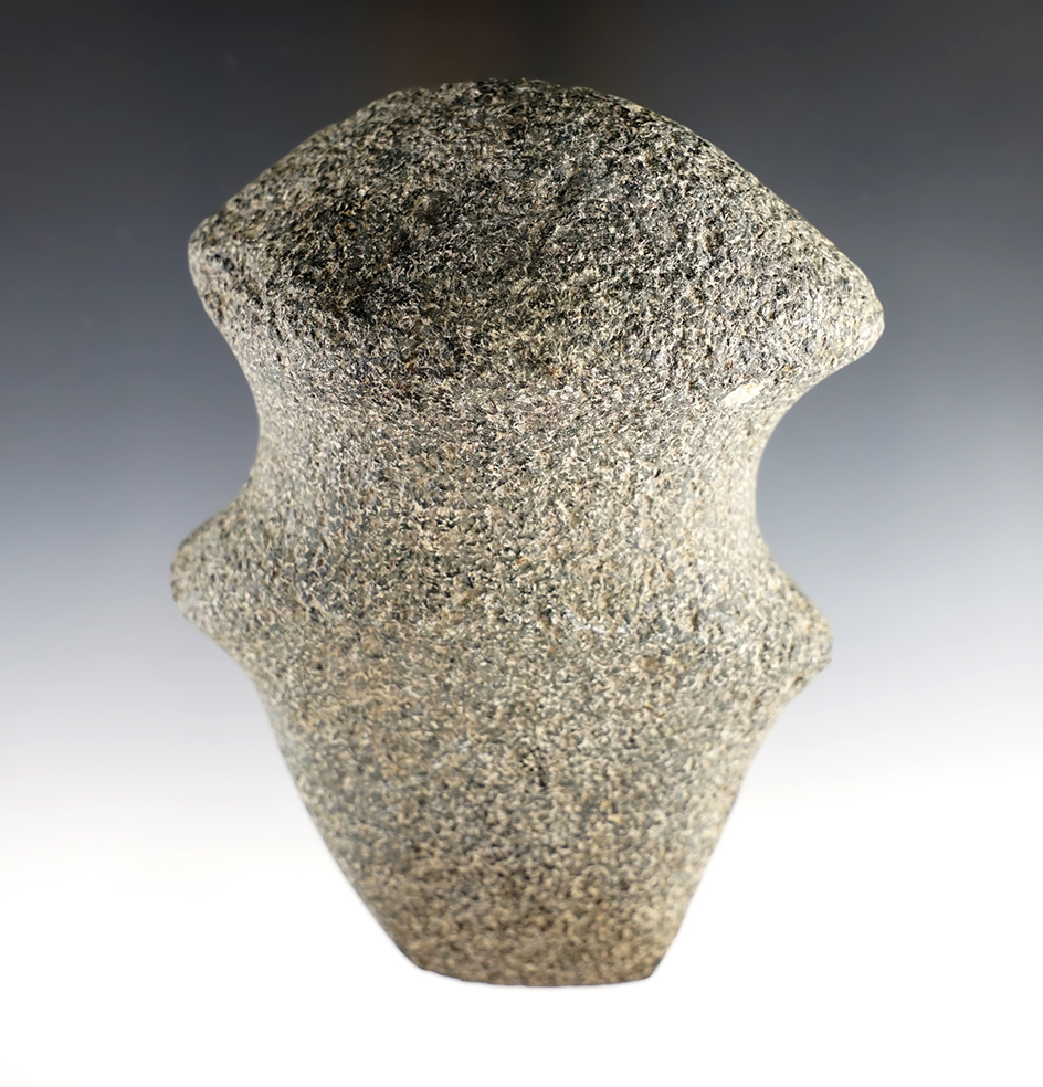 5 1/4" long Full Grooved Barbed Axe found in the Midwestern U.S.