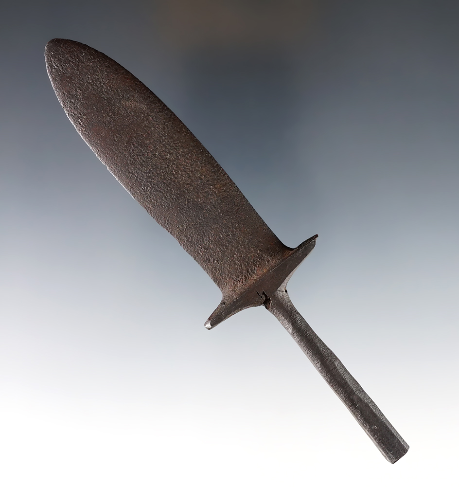 Hand forged 5 5 16" Metal Knife from the Historic Period found in Colorado.