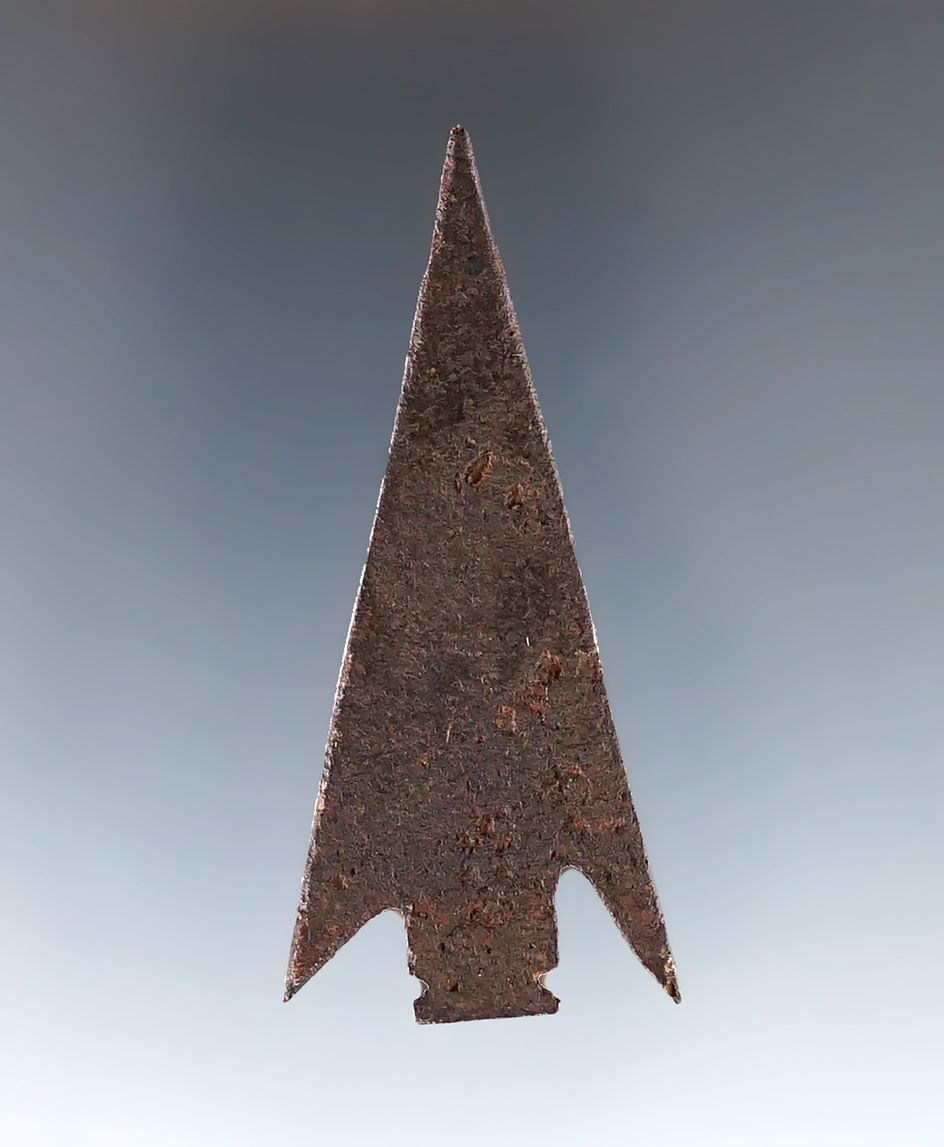 Excellent style on this 2 1/8" Metal Trade Point from the Historic Period found in Colorado.