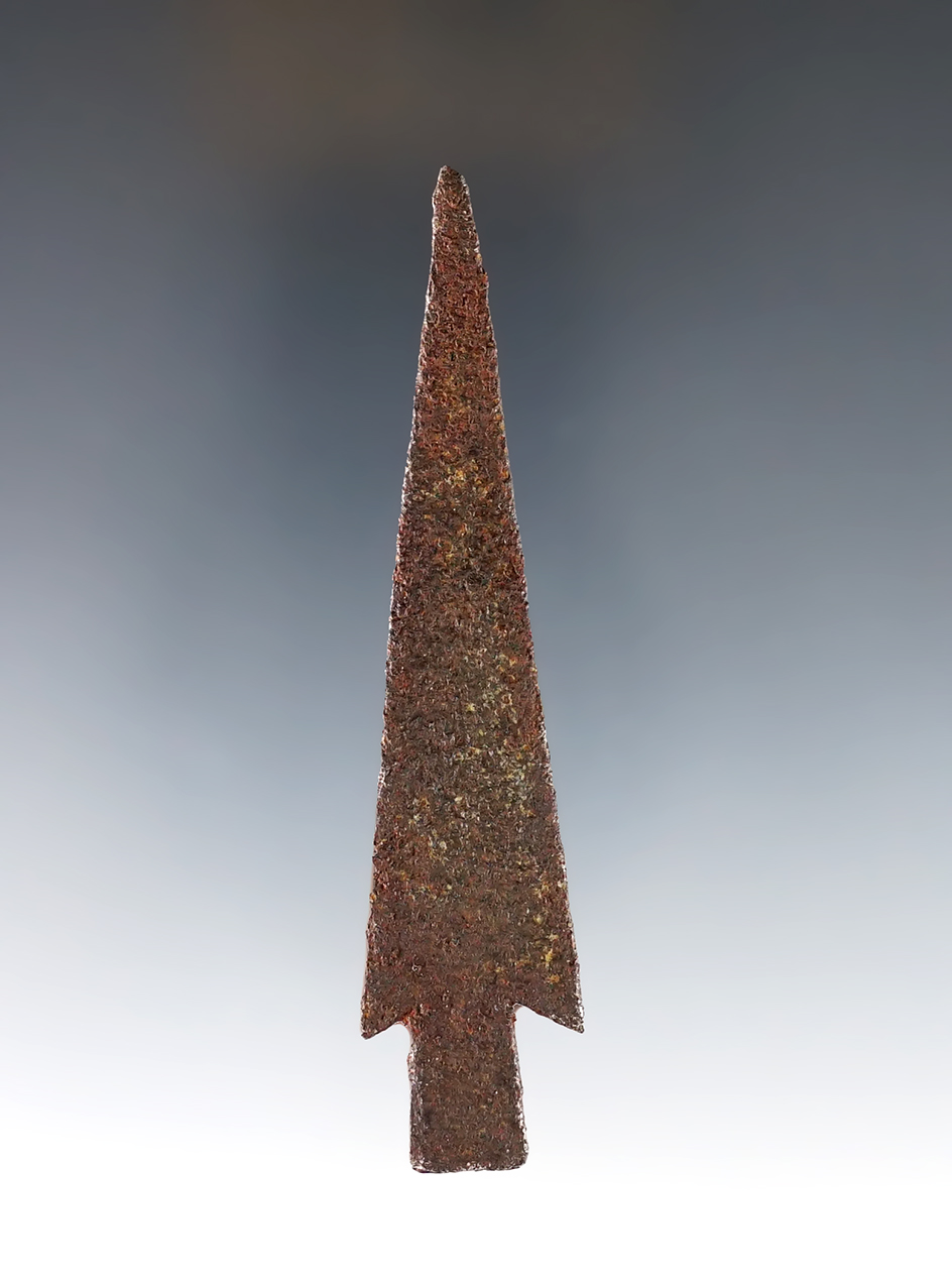 3 7/16" Historic Period Iron Arrowhead that was salvaged by natives from iron scrap.
