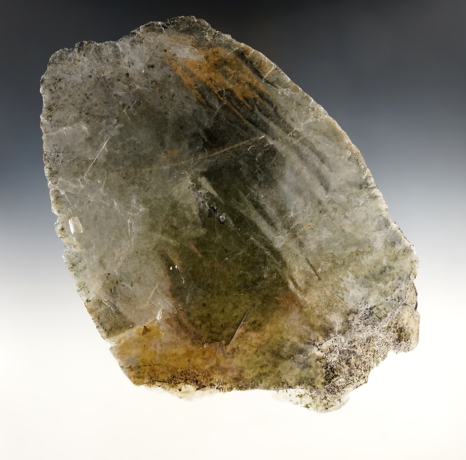 Large 7 1/2" section of highly reflective Mica found in Ross Co., Ohio. Ex. Bill Likens collection. 