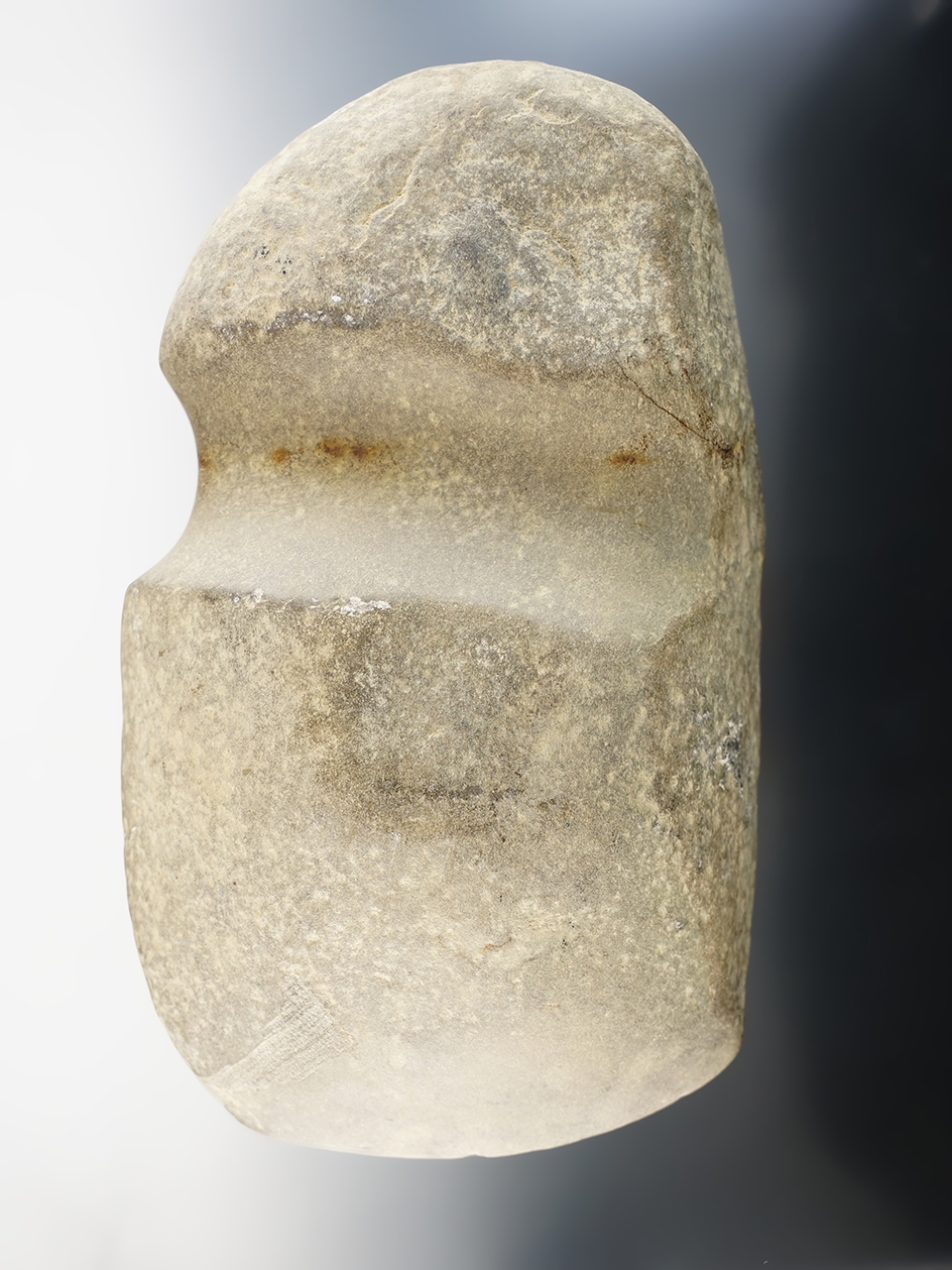 7" Long 3/4 Grooved Axe found in Maryland.