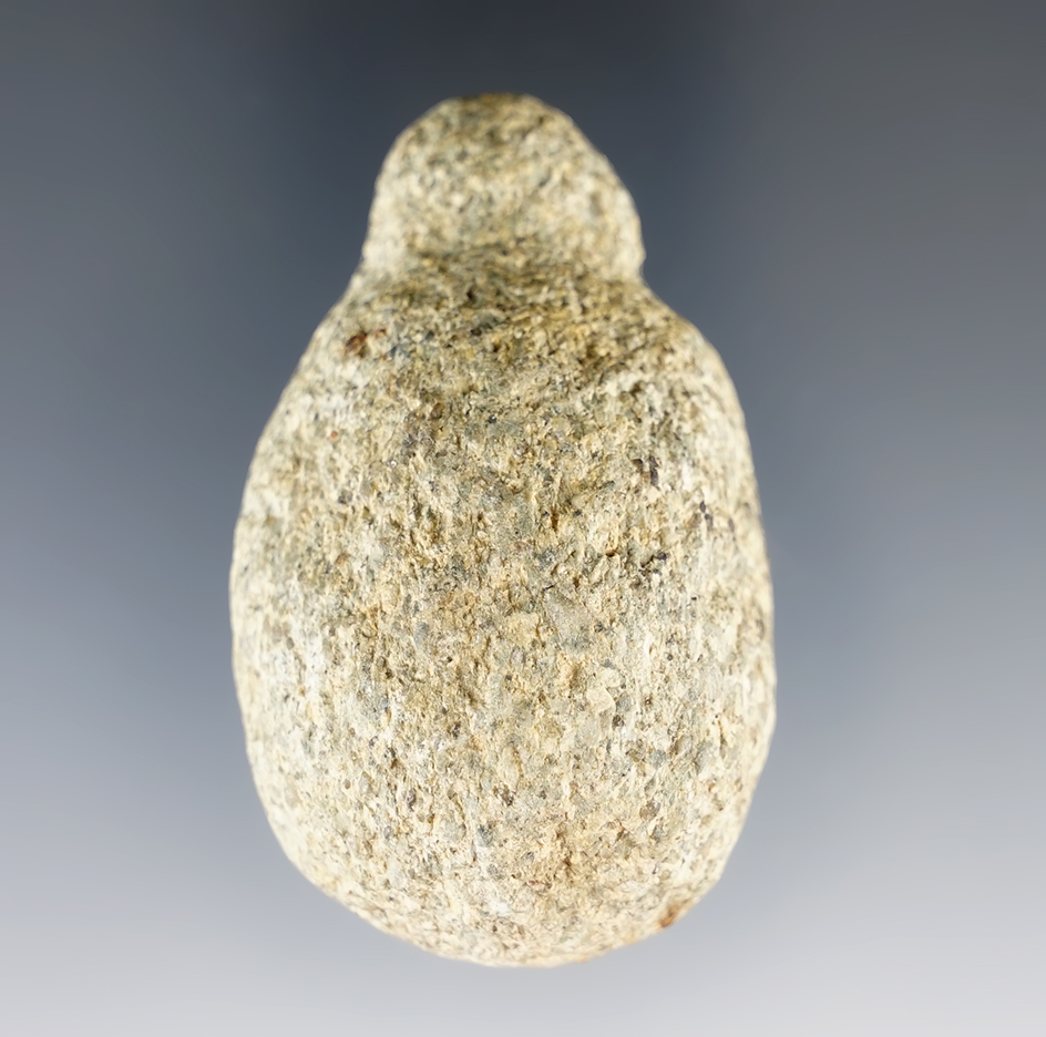 2 1/4" Plummet Preform found in Lebanon Co., Pennsylvania. Ex. Glowacki Collection.