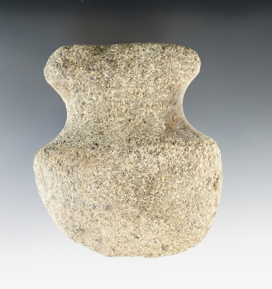 3 1/2" Tall Full Grooved Archaic Axe found in Maryland.