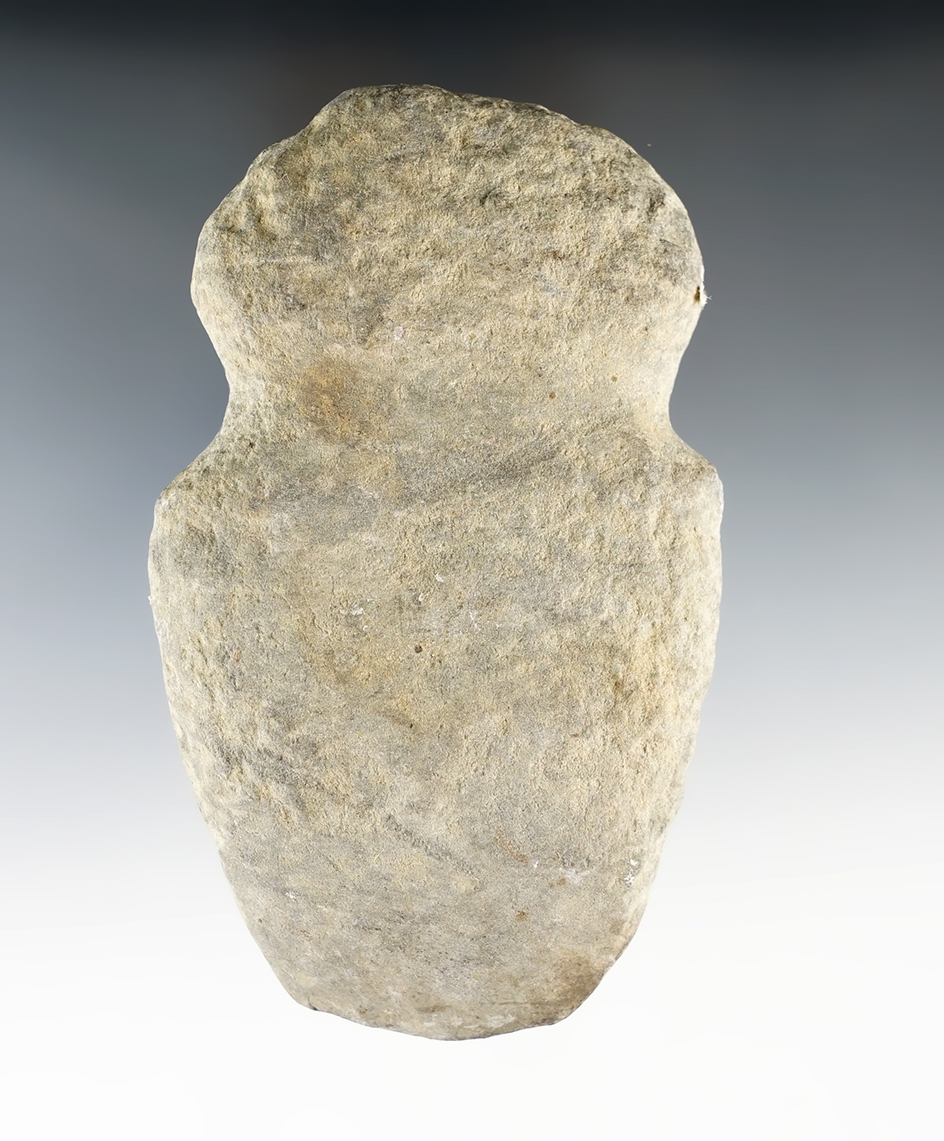 4 1/2" Long Full Grooved Archaic Axe found in Maryland.