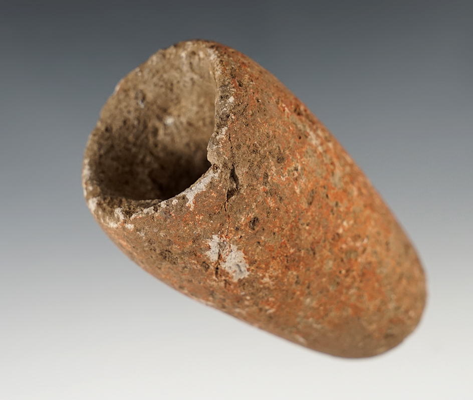 3 3/16" Tall Stone Pipe found in New Mexico.