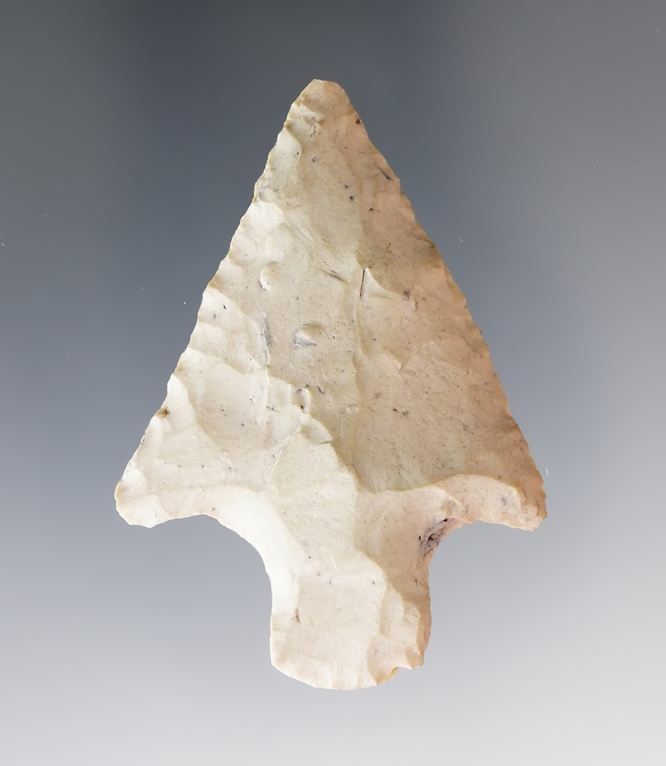 Nice 2 1/8" Stemmed point found in the Florida/Georgia Area.