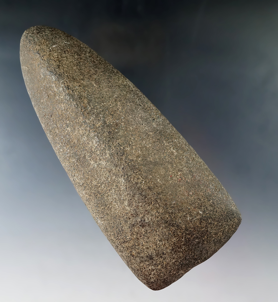 Rare style 6 7/8" ridged Celt found in New York.