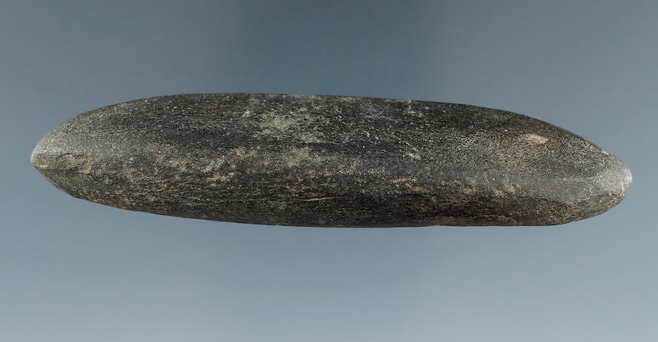 3 3/4" Tie-on Elliptical Atlatl weight found in Tennessee.