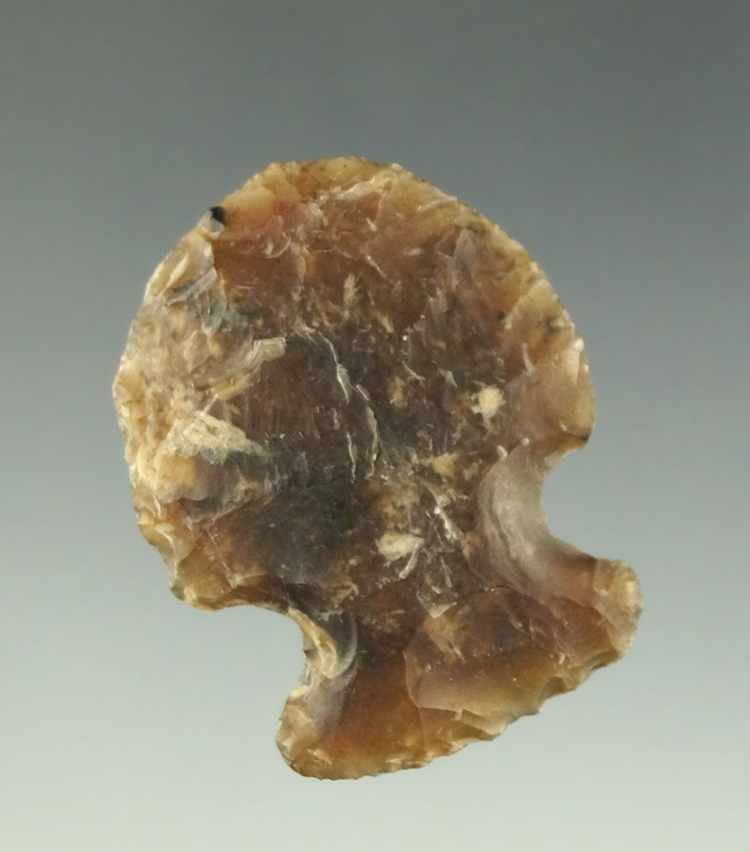 1 5/16" Knife River Flint Blunt found in the Dakotas.