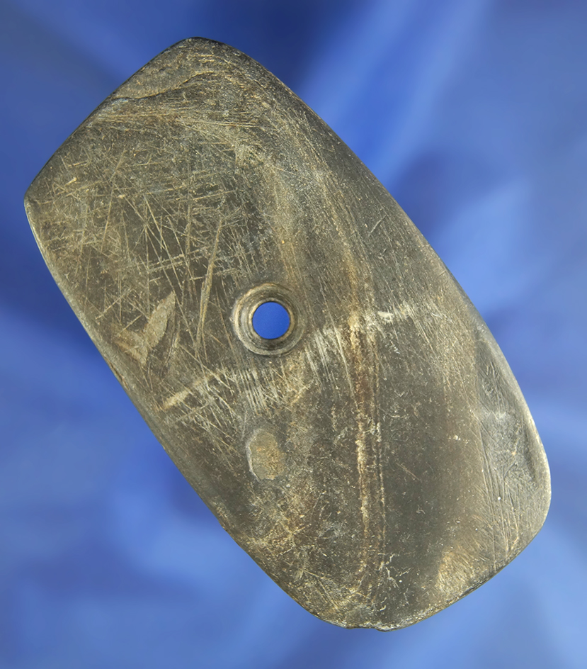 3 1/2" slate Pendant found in Ohio.