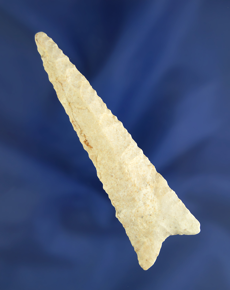 3 1/4" Beveled Dalton found in Illinois. Comes with a Hanna and Puttera COA.