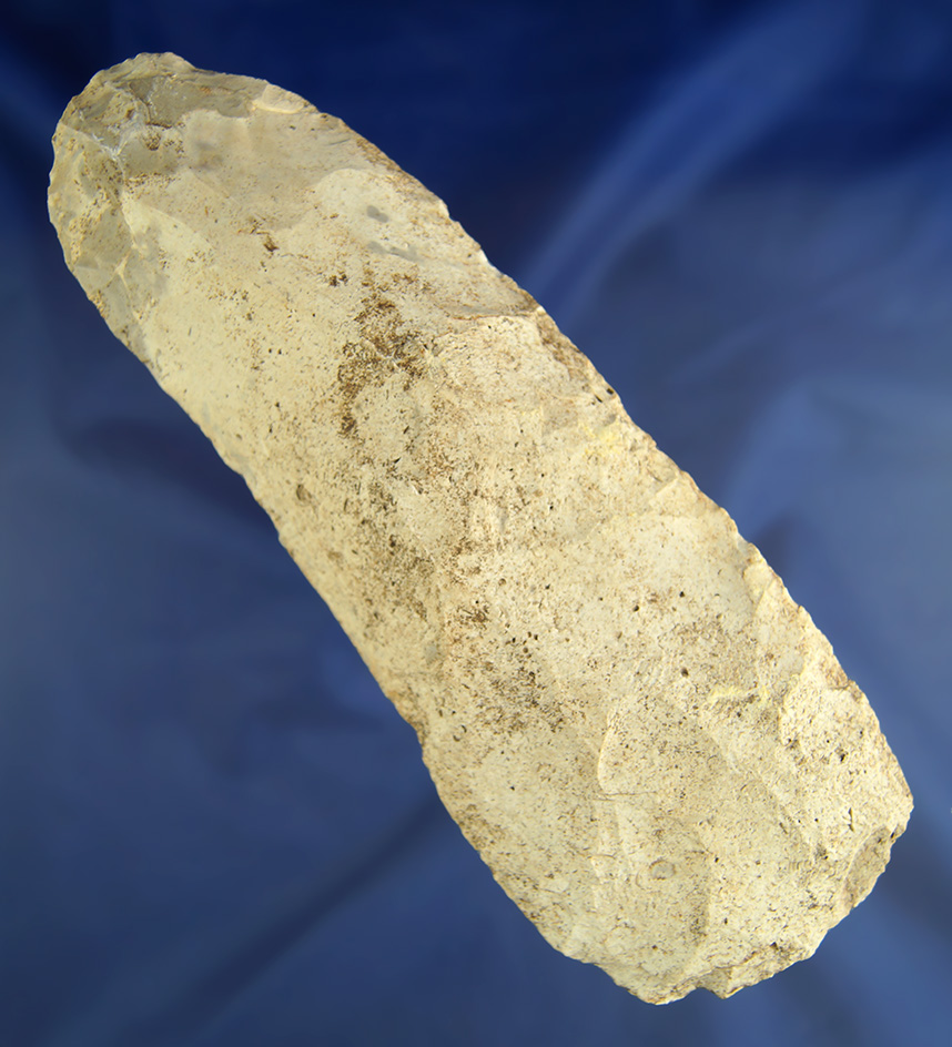 Large 8 1/4" Burlington chert Celt found in Missouri.