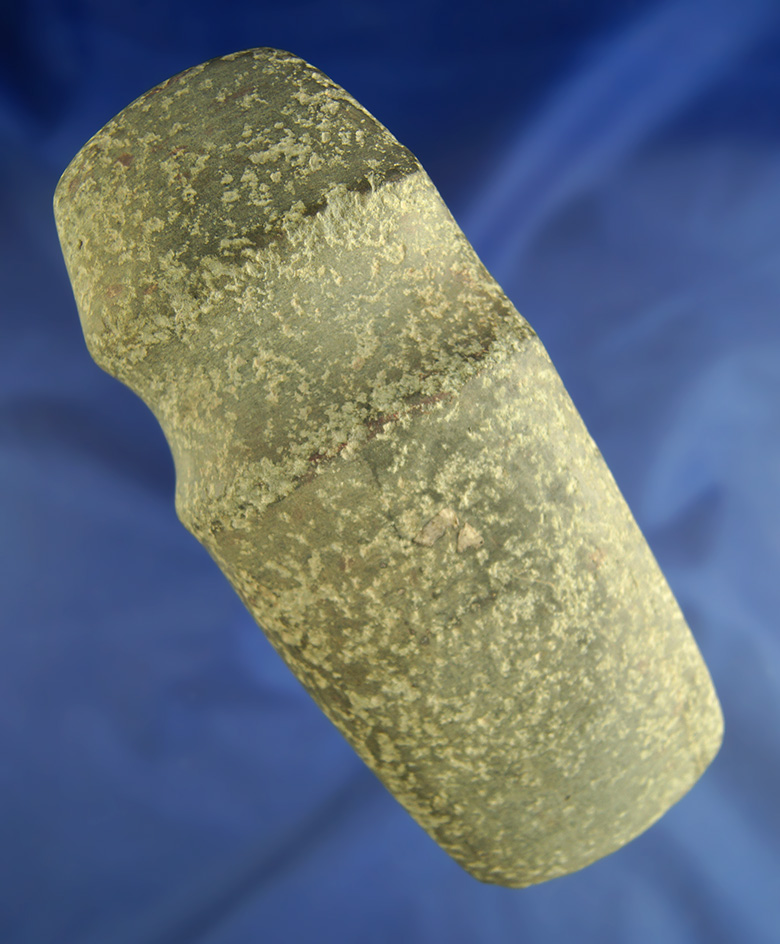 Excellent overall polish on this 3/4 grooved 5 7/8" long Axe  in excellent condition - Illinois.