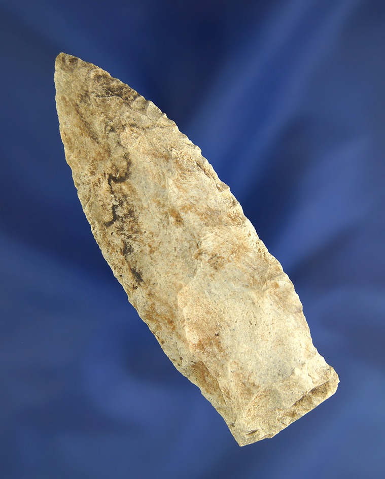 3 5/8" Rice Side Notch with an anciently salvaged base - Dale Hudleson in Adams Co.,  Illinois.