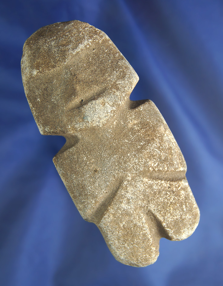 4 3/8" tall nicely carved Mescala human figure that is well patinated. found in Mexico.