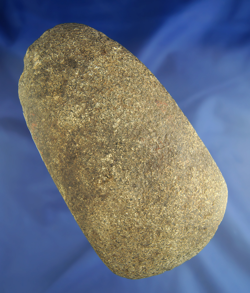 Large 6 3/8" well-developed stone Celt found in Ohio.