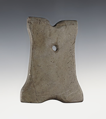 Uniquely styled 3 1/2" Ohio Pendant that was anciently salvaged from a larger piece. 