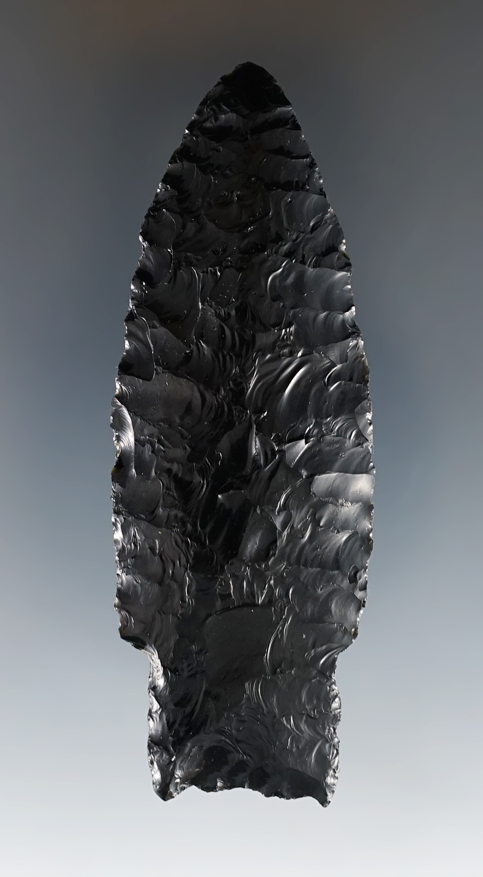 Well styled and nicely made 3 3/8" Windust - R.D. Mudge, Black Rock Desert of Nevada. COA.