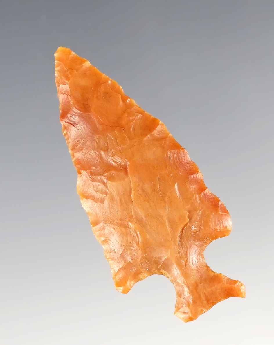 Unique style basal area on this 1 3/4" Colorado Point made from attractive pink material.