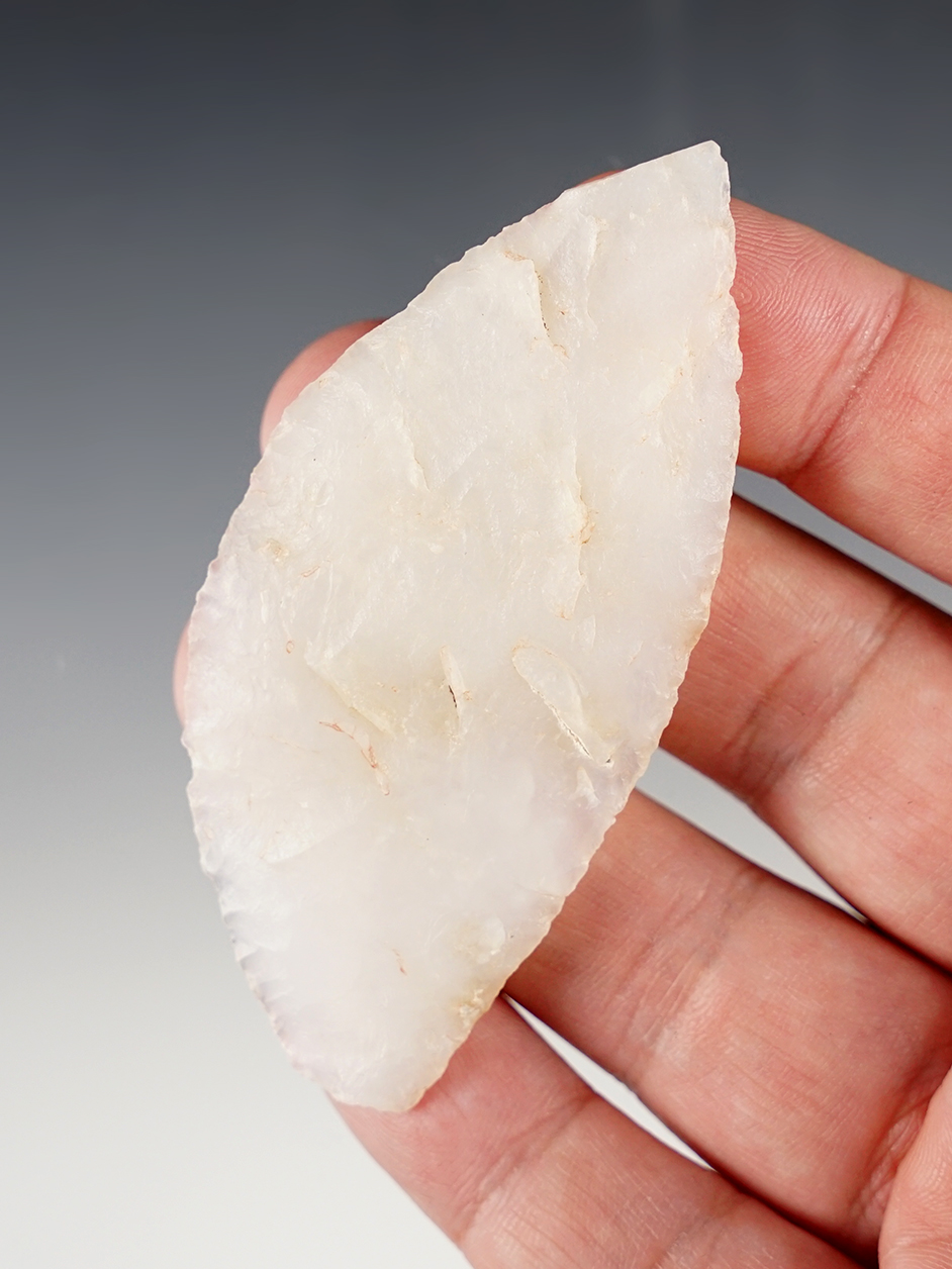 3 3/16" Crescent Agate Knife found in the Four Corners area of the Southwest.