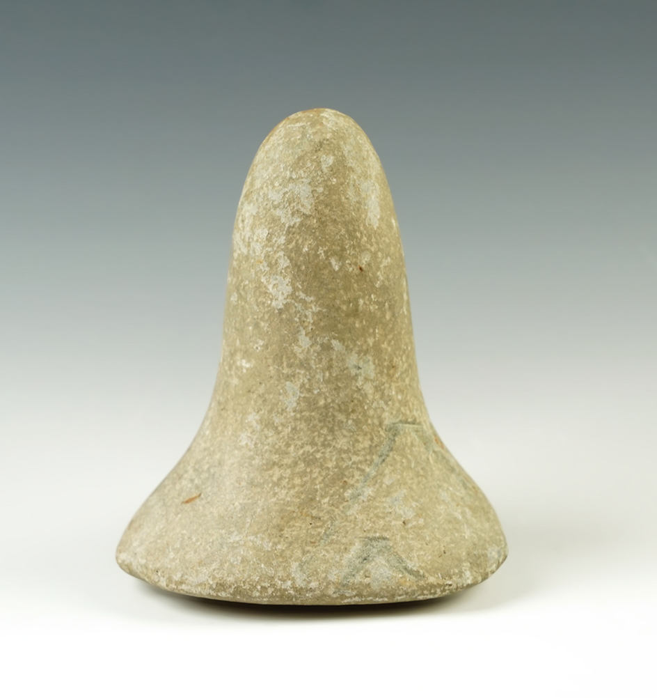 Exceptional 5 3/8" tall Bell Pestle - Hardin Co., Ohio. Ex. Herb Searson collection.