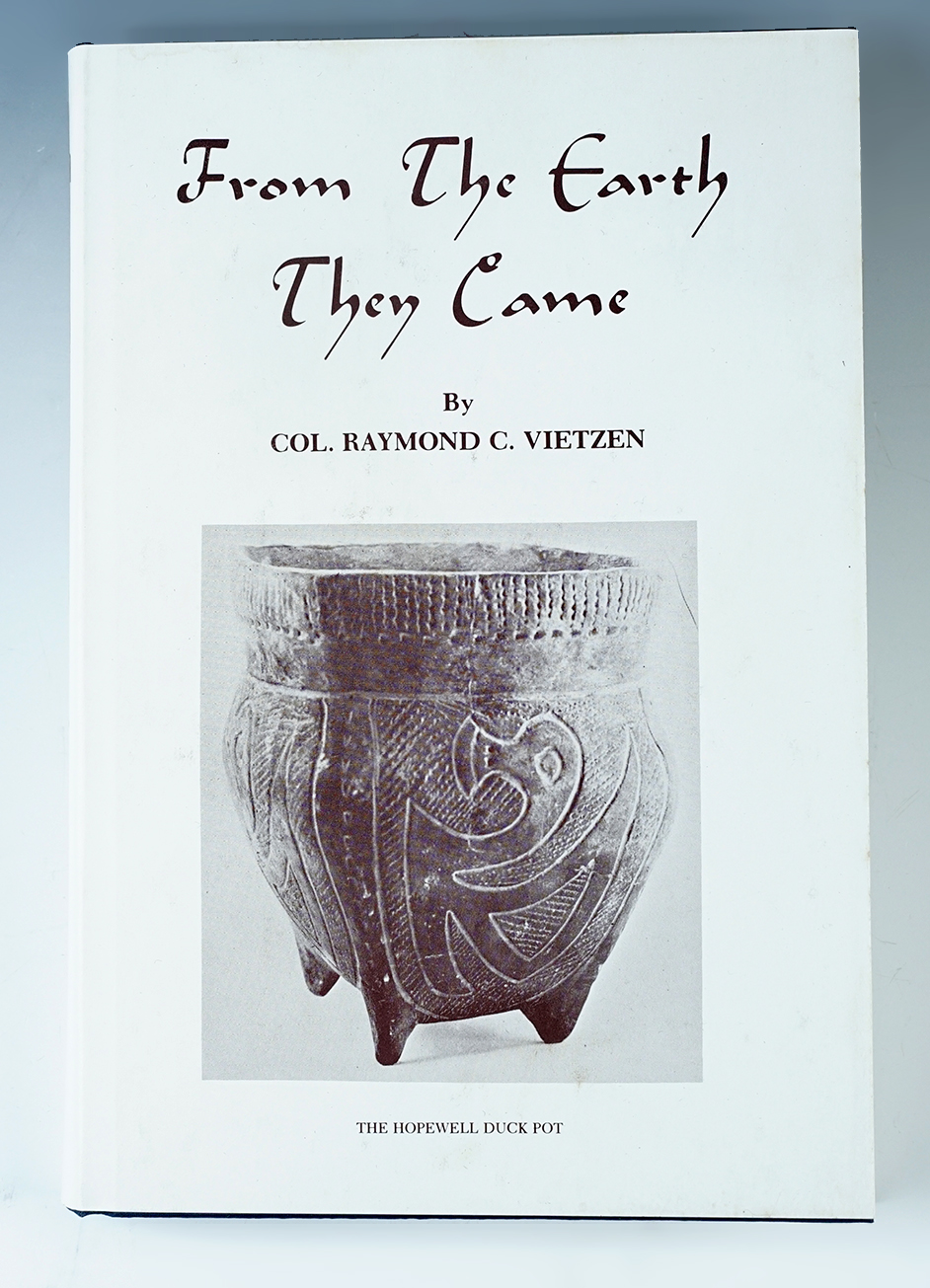 Hardcover Book: "From the Earth They Came" by  Vietzen, 1978. In excellent condition.